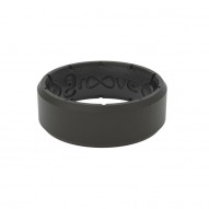 Groove Edge Silicone Ring - Black